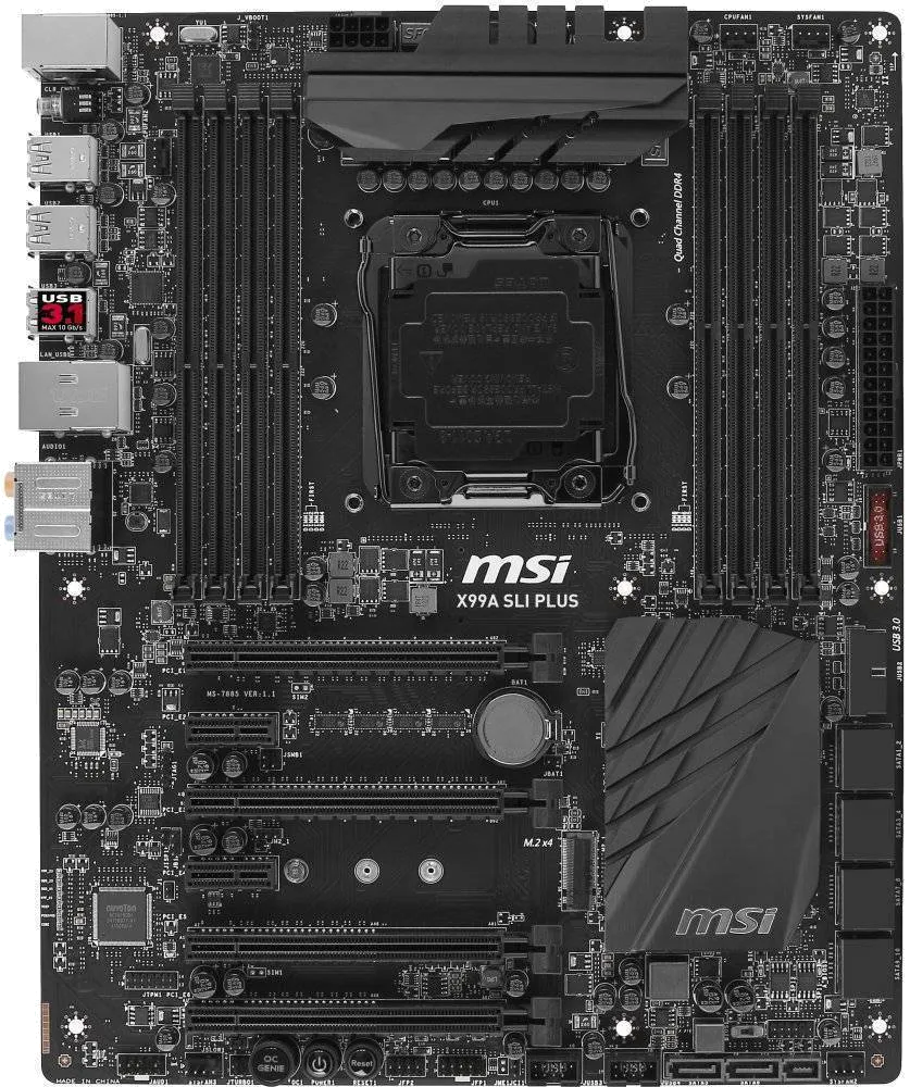материнская плата MSI X99A SLI PLUS