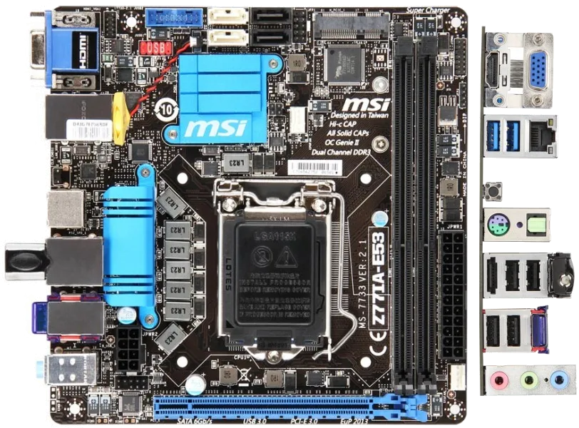 материнская плата MSI Z77IA-E53